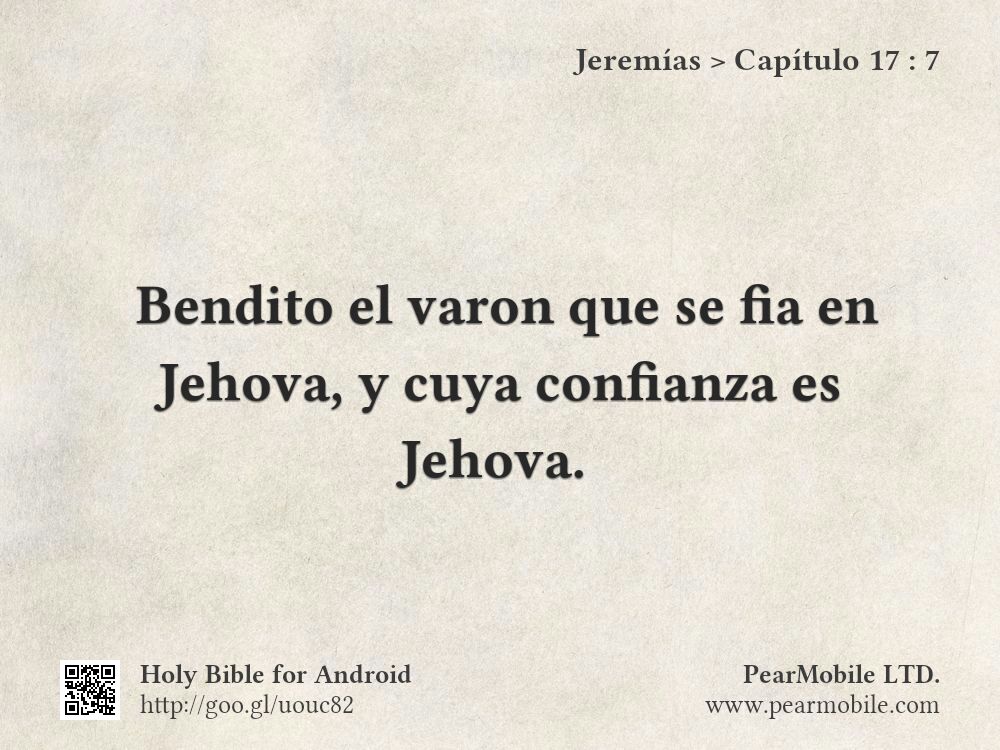 Jeremías, Capítulo 17:7